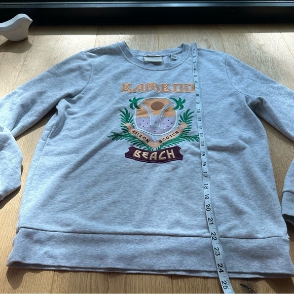 MAISON SCOTCH SCOTCH & SODA BAMBOO BEACH  SWEATSHIRT - M - Picture 8 of 12
